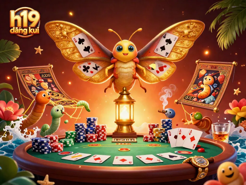 Join the thrilling h19 đăng ký gaming experience amidst vibrant casino elements and lively atmosphere.