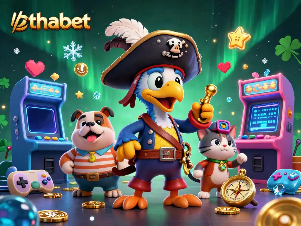 Join the thrilling thabet adventure as a pirate crew engages in glamorous casino games.
