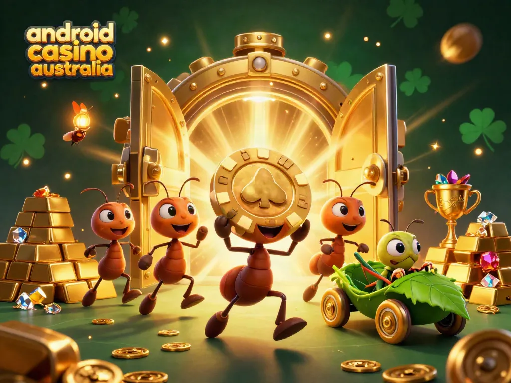 Experience the excitement of the android casino australia with a heist by cartoon ants and glowing treasures.