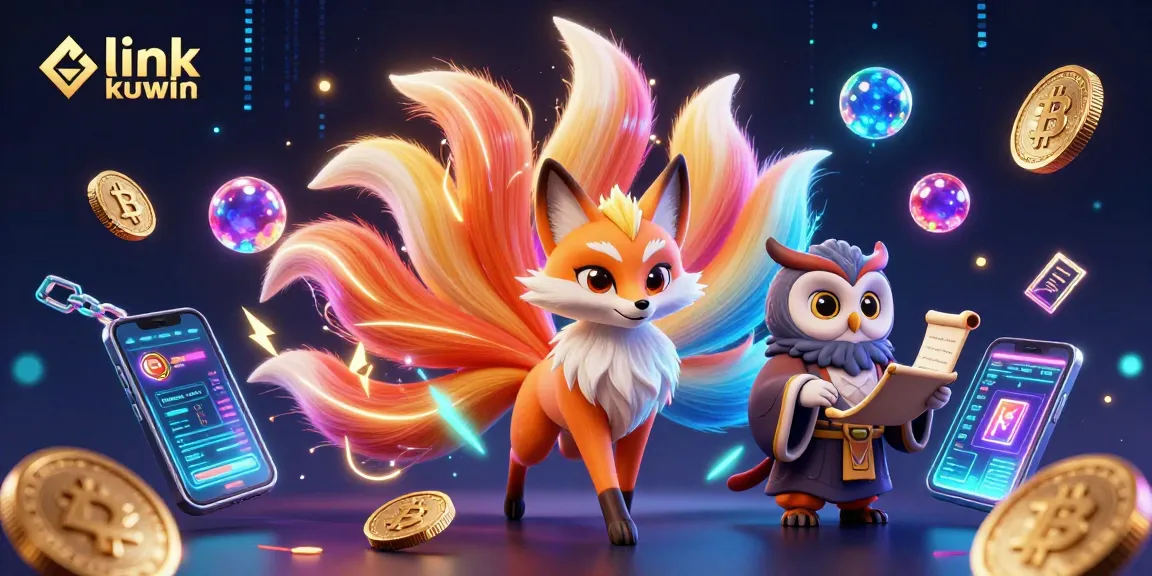 Engage with link kuwin for thrilling casino experiences featuring a nine-tailed fox and wise owl.