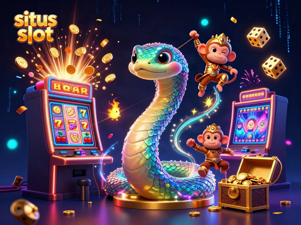 Experience the thrill of situs slot with the jackpot explosion and vibrant characters.