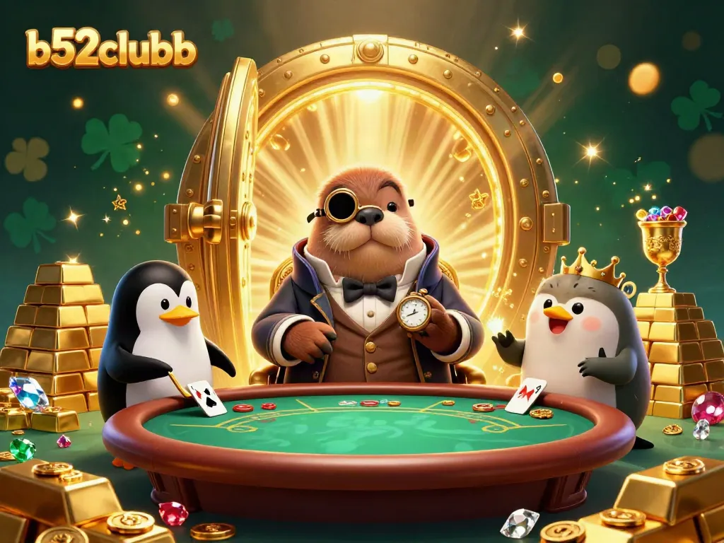 Experience excitement at the b52clubb poker table with dynamic characters and rich treasures.