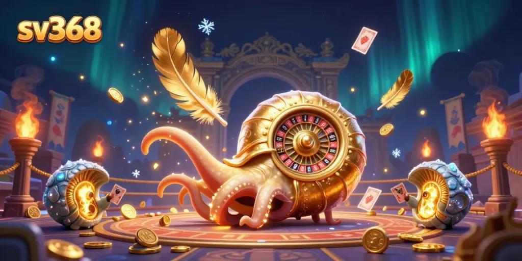 Experience high-stakes gaming at sv368 with the dazzling nautilus and glowing ammonites.