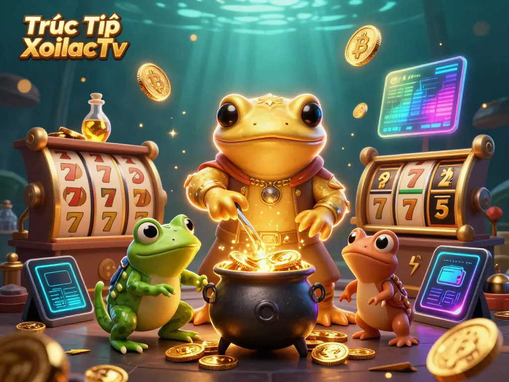 Create a thrilling gambling experience with Trực Tiếp XoilacTv featuring a giant alchemist turning base metals into gold.