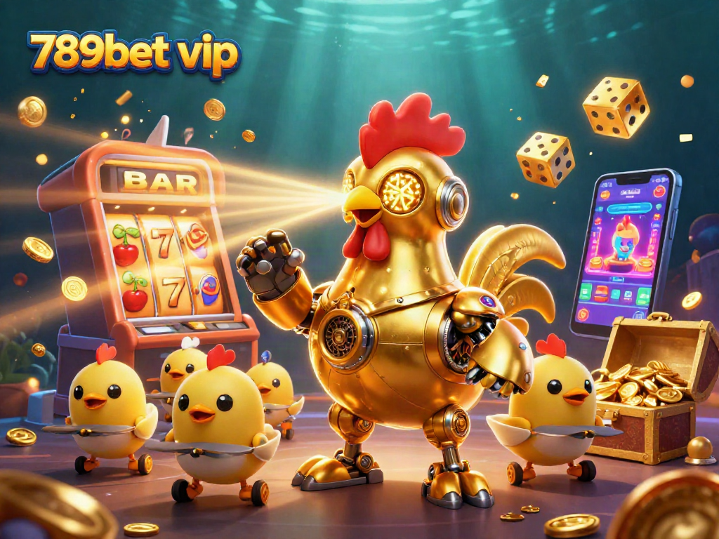 Engage with thrilling gameplay at 789bet vip, showcasing a dynamic casino scene with gold and jackpot symbols.