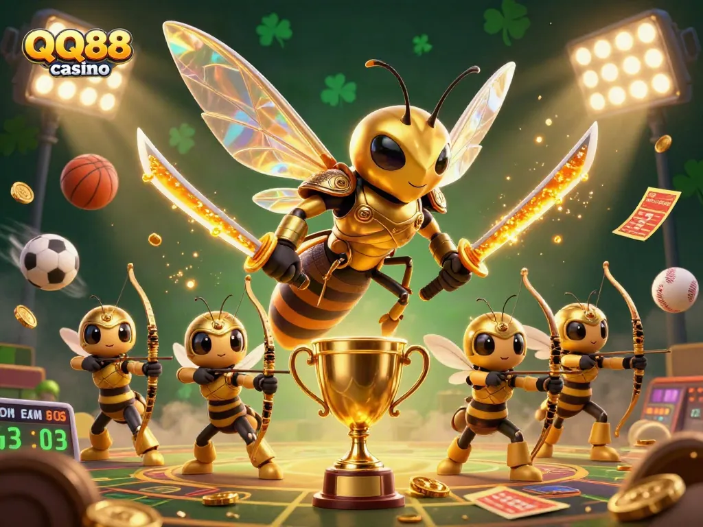 Experience the excitement of QQ88 casino with dynamic sports elements and vibrant action.