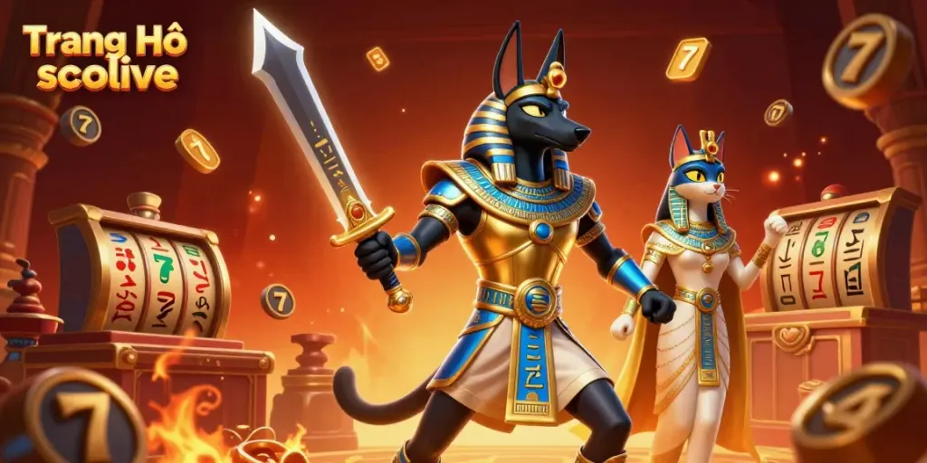 Experience thrilling gambling with Trang Chủ socolive as Anubis and Bastet dive into the action.